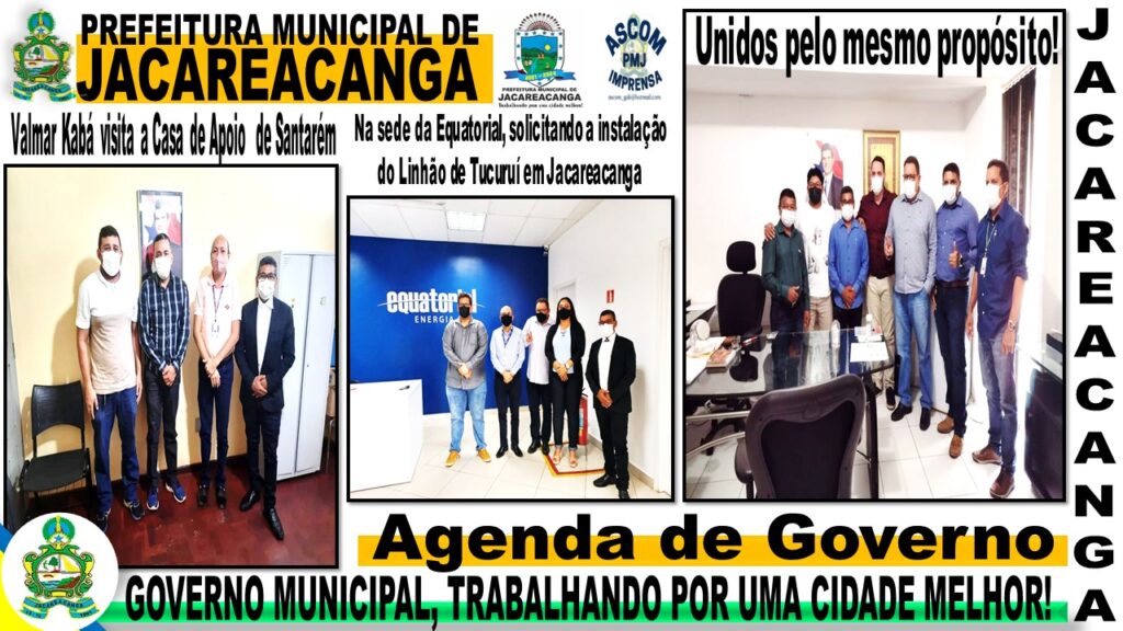 AGENDA DE GOVERNO, VALMAR KABÁ EM AÇÃO!