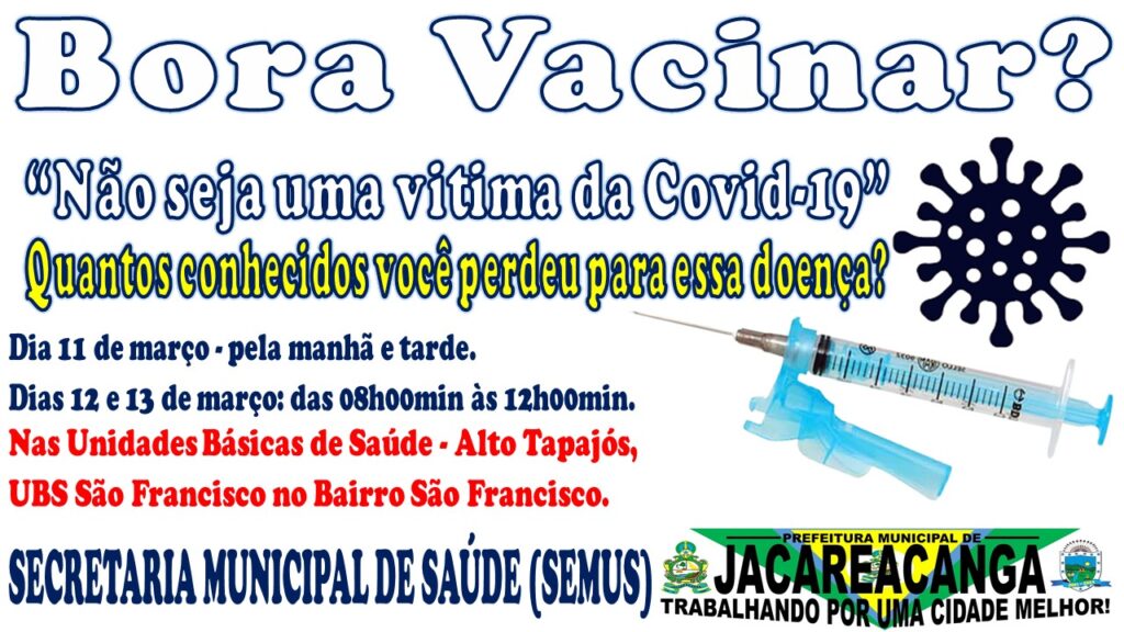 VAMOS JUNTOS SE VACINAR!