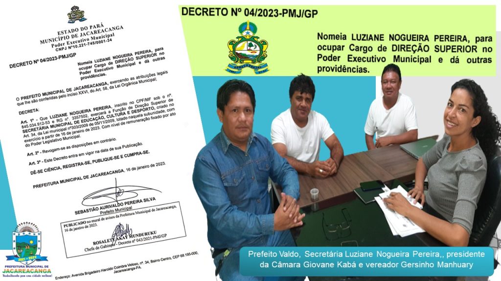 A Secretaria Municipal de Educação, Cultura e Desporto, sob nova direção!
