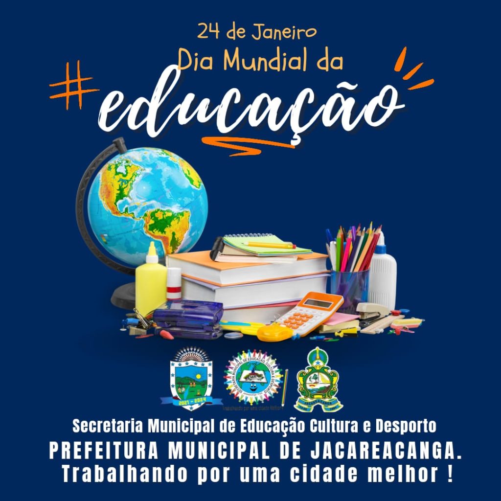 O GOVERNO PARABENIZA PELO DIA MUNDIAL DA EDUCAÇÃO