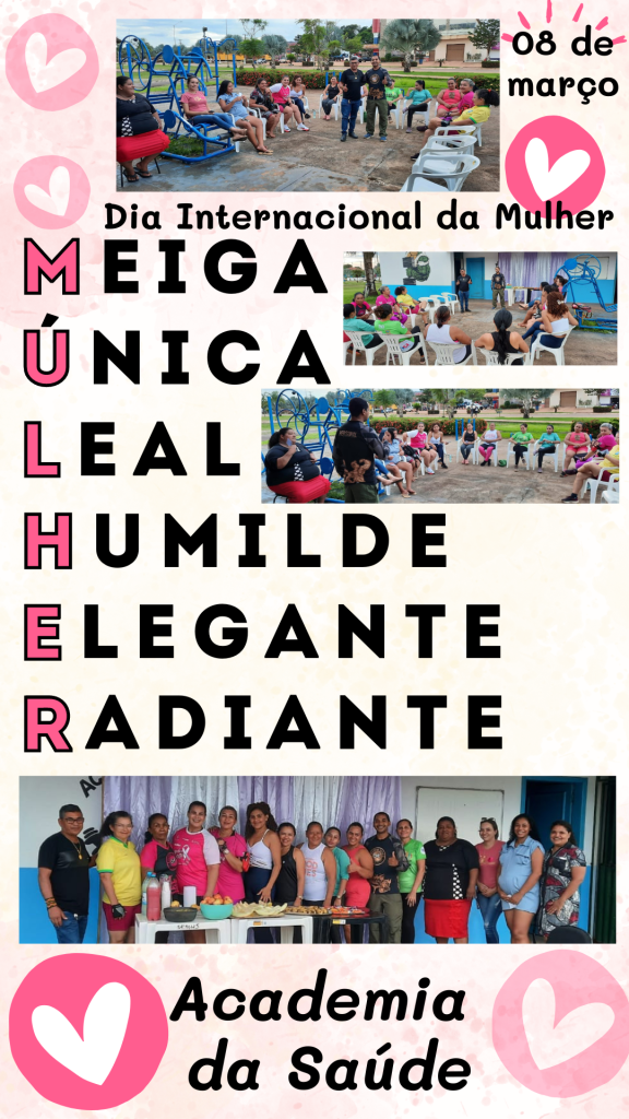 08 de março dia Internacional das Mulheres
