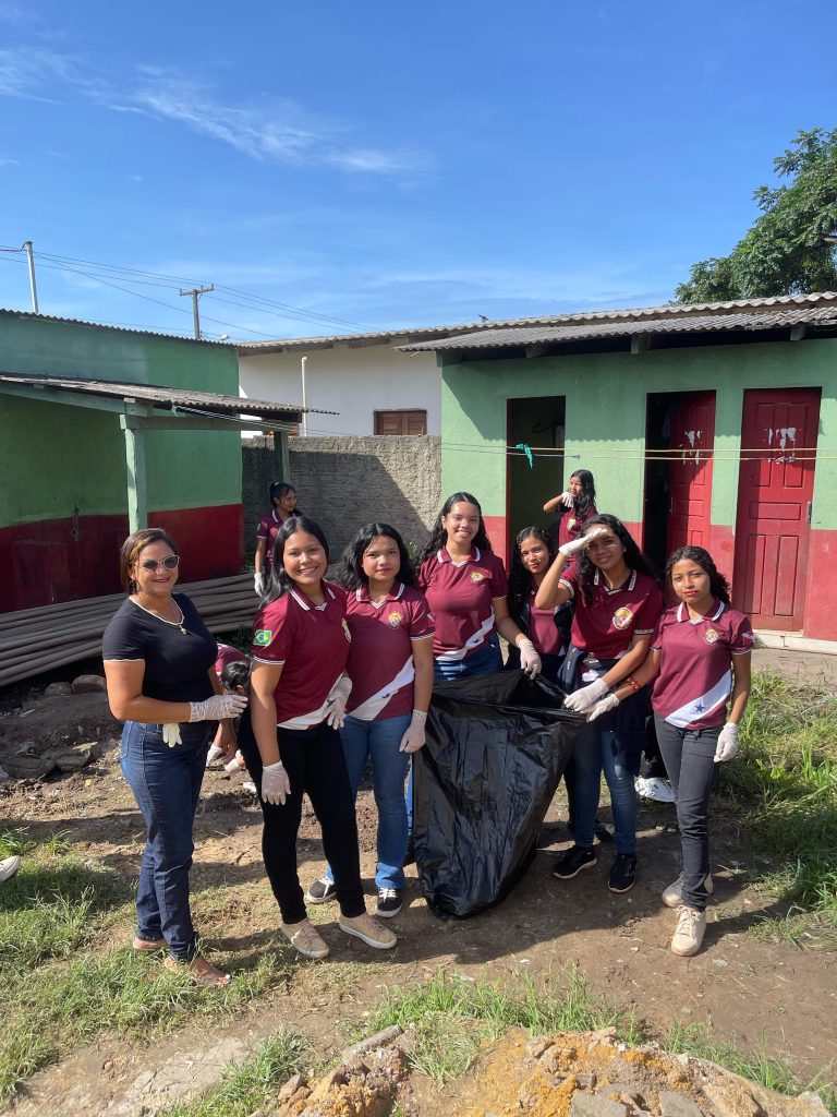 Alunos envolvidos na Ação Educativa