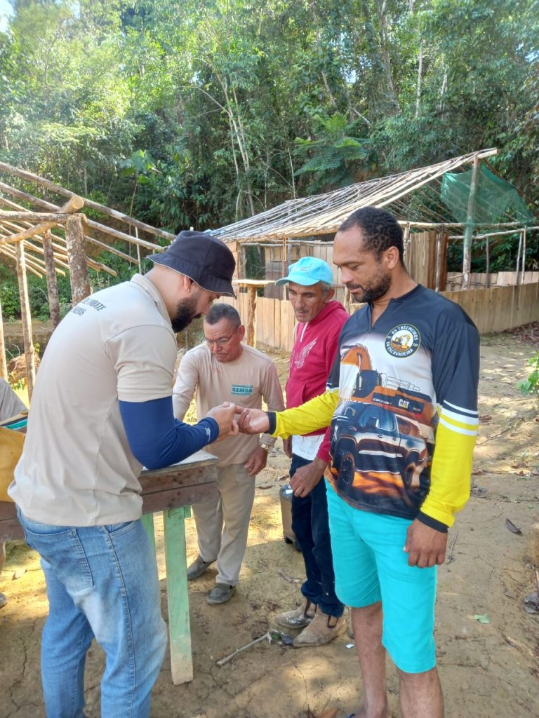 SEMUS e SESPA realizam ação de combate à malária no Porto Rico e em São José