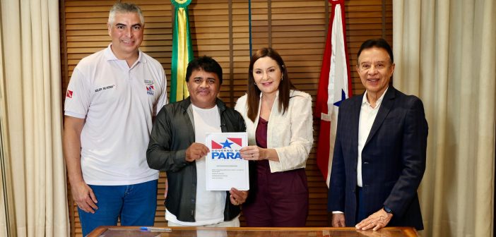 Prefeito Valdo do Posto reúne com a governadora Hana Ghassan e garante convênio de R$ 4,5 milhões para pavimentação em Jacareacanga