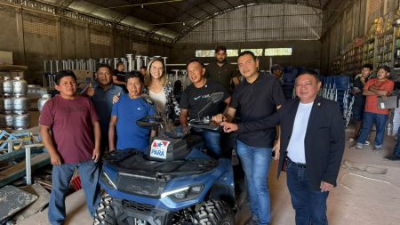 Comunidades indígenas de Jacareacanga recebem quadriciclos e equipamentos para fortalecer a produção rural
